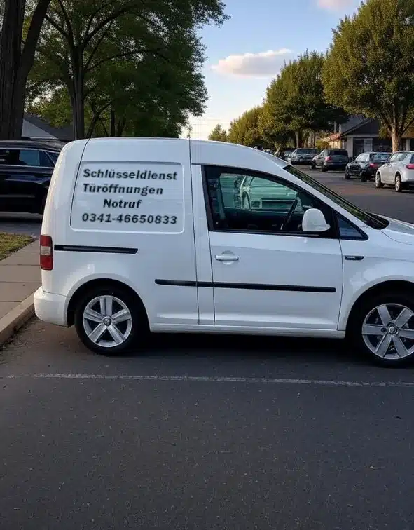 schlüsseldienst Auto auf dem Parkplatz