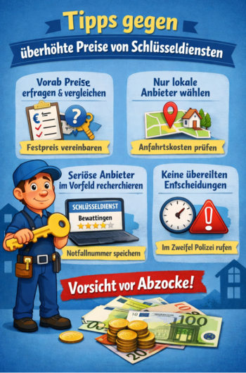 Schlüsseldienst Preise- Tipps